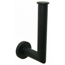 Portarrollos sin tapa Wagner negro mate