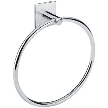 Portasalviette anello cromo Duo Square Cosmic