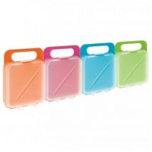 Tatay 1167101 - Portasandwich - Porta bocadillos para pan de molde reutilizable, libre de bpa, apto para microondas, congelador y lavavajillas, 1