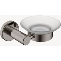 Portasapone da parete in nichel spazzolato - Tokio