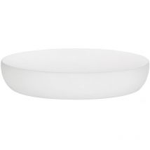 Portasapone in poliresina bianco opaco 13,5 x 9 x 2,5 cm Andrea House