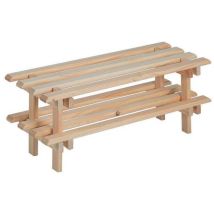 Portascarpe Componibile In Pino Cm 75x25,9x30 H