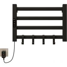 Portasciugamani Elettrico 550x350mm Scaldasalviette Radiatore da Bagno Elettrico Portasciugamani intelligente, IP24 Impermeabile, Temperatura