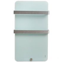 Haverland - XTAL6B Scaldasalviette elettrico radiatore in vetro Bagno 600W, Bianco