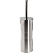 Portascopino wc in acciaio inox scopino con porta scopino per bagno mod. Time