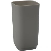 Portaspazzolini d' appoggio Gedy linea Seventy in resina colore Grigio