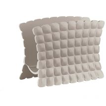 Rond de serviette Tiffany gris tourterelle