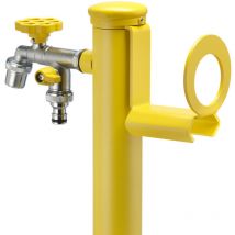 Bel-fer - Portatubo per Fontane da Giardino in Acciaio Belfer 42/PGS Giallo