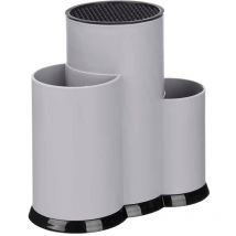 Portautensili Tacoma in plastica grigia collezione kinvara