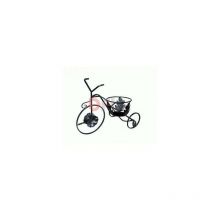 Portavaso bicicletta in ferro battuto un posto cm 52x26x45h