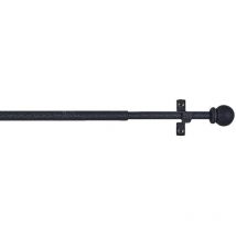 Cintacor - Portavisillo Extensible Metal Ø10mm 50-75cm Negro Deco Esfera Storplanet