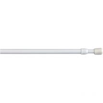 Cintacor - Portavisillo Rosca Extensible 30-45cm Ø8mm Blanco 2Unidades Instalación Sin Tornillos Presión Ventanas Storplanet