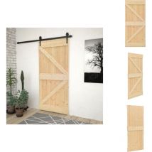 Porte 100x210 cm Bois de pin massif - Porte En Bois - Porte Entrée - Porte Coulissante - Bois De Pin - Porte Robuste