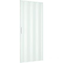 Porta soffietto da Interno 82x210cm in pvc bianco pastello