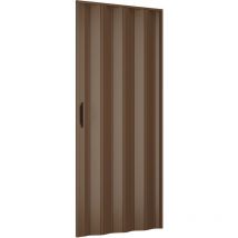 Porta soffietto da Interno 83x210cm in pvc color noce