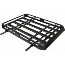 Gojoy - Porte-bagages de toit universel en Aluminium, panier de toit de voiture 140 x 135 cm porte-bagages réglable 150kg pour suv