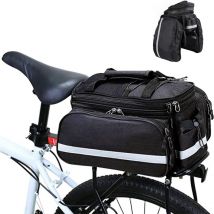 Qiyao - Porte-bagages de vélo Sacs de sacoche pour sac de sacoche arrière de vélo Sac de bagage indéchirable Sac de vélo Porte-bagages de vélo