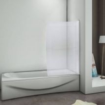 Alutrade - Porte baignoire Concerto sérigraphiée arrondi 85x150cm