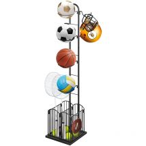 Porte Ballon Basket,Organiseur de Basket-Ball,Rangement De Matériel De Sport pour Garage,Organisateur D'équipement De Sport,Support De Rangement pour