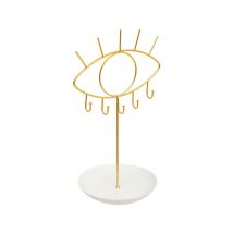 Porte-Bijoux Design Oeil 'Soleya' 29cm Or