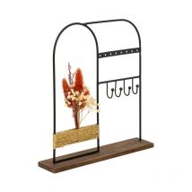 Porte-Bijoux en Métal 'Automne' 26cm Noir
