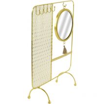 Porte bijoux en métal doré Nuit slave