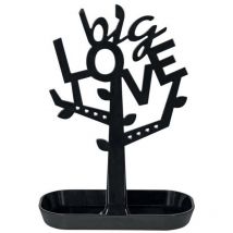 arbre à bijoux Acier SYDNEY Noir Spirella