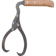 Porte-billot Ouverture de griffes 250 mm avec manche en bois poids 950g