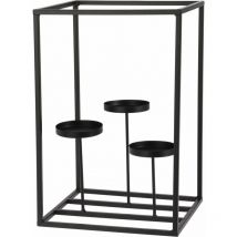 Porte-bougie chauffe-plat, 36 cm, métal