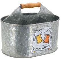Porte-bouteilles en métal galvanisé Blonde ou Brune