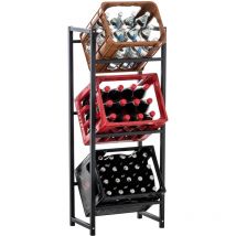 Pouche de chambre de boissons boissons robustes dans les étagères en acier inoxydable différentes couleurs Couleur : Noir