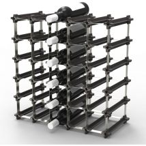NOOK Casier à vin empilable 25 Medium KIT - Porte-bouteille de vin flexible et extensible - Casier à bouteilles empilable - Casier à vin modulaire