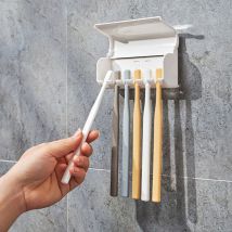 Feiyue - Porte-brosse à dents Famille Rangement pour brosse à dents Brosse à dents Mural m