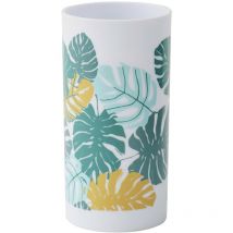 Gobelet porte brosse à dents tropical
