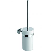 Metaform - Porte-brosse mural en acier accessoires dalle de bain mod. Louise