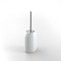 Metaform - Porte brosse à poser blanc en porcelaine mod. Bird