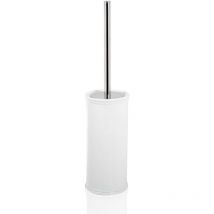 Metaform - Porte brosse à poser blanc en porcelaine mod. impero
