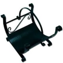 Mille – Porte-bûches en fer forgé – 33x35x55 cm – Hauteur, Longueur, Matières, Largeur, Longueur max de bûche, Caractéristique porte-bûches, Volume