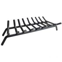 Porte Bûches Grille en Acier Forgé Pour Cheminée Sannover