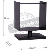 Farmcook - Porte-bûches sur pied design 45 cm