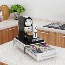 Porte Capsules de Café, Support de Rangement Capsule, Capacité 36 Capsules, Organisateur Distributeur Capsule de Café pour La Maison, Le Bureau