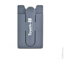 Nx - Porte-carte multi usage gris pour smartphone