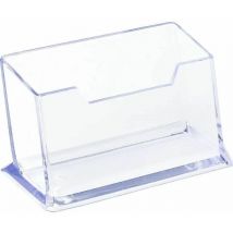 Porte-cartes de Visite Transparent,3 Pack Plastique Présentoir à Carte de Visite en Acrylique Support de Cartepour Support de la Carte Organisateur