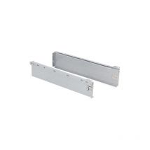 Kit de tiroir pour cuisine Ultrabox, hauteur 118 mm, prof. 400 mm, Acier, Gris métallisé - talla