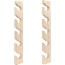 Lot de 2 Support pour Casquette de Baseball en Bois Organisateur de Casquettes de Baseball, support de rangement pour casquettes de baseball,Support