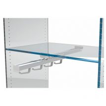 Porte-cintres coulissant 4 crochets - Nombre de crochets : 4 - Profondeur : 510 mm - Profondeur ouvert : 820 mm Ambos