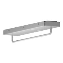 Menage Confort - Porte-cintres Coulissant - Acier Chromé Et Pvc Gris Argent - 15 Kg - Longueur : 290 Mm - Menage&confort
