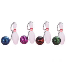 Feiyue - Porte-clés de bowling en survêtement pour athlètes et mamans - 4 pièces