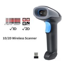 Coocheer - Scanner de codes-barres laser, scanner de codes-barres, universel --- 2D sans fil