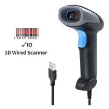Coocheer - Scanner de codes-barres laser, scanner de codes-barres, universel --- filaire 1D